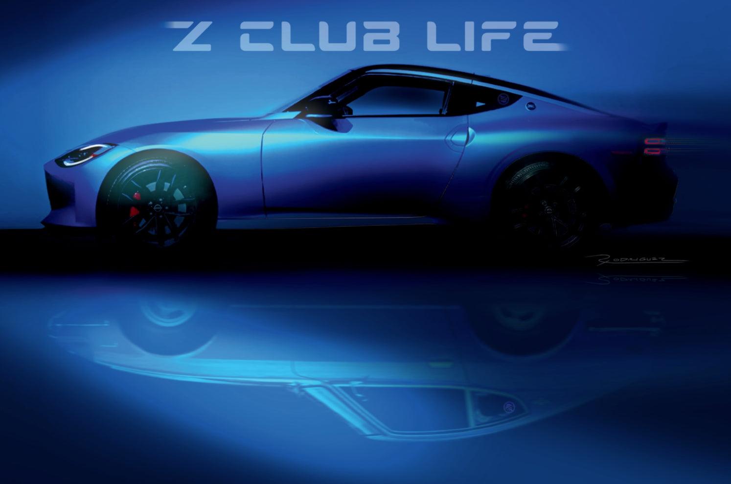 Z Club Life "Reflections" Poster produced for ZCON 2022 Birmingham Event, 24" x 36" Size - ZSPEC Design LLC - Posters, Prints, & Visual Artwork - lifestyle, poster, Z - zspecdesign.com