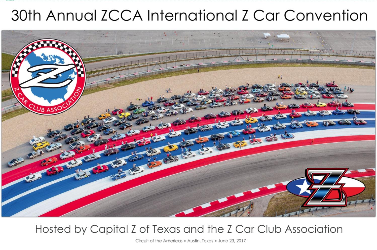 ZCON 2017 "Circuit of the Americas" on-track photo - Austin, TX - 20" x 30" Size - ZSPEC Design LLC - Posters, Prints, & Visual Artwork - lifestyle, poster, Z - zspecdesign.com