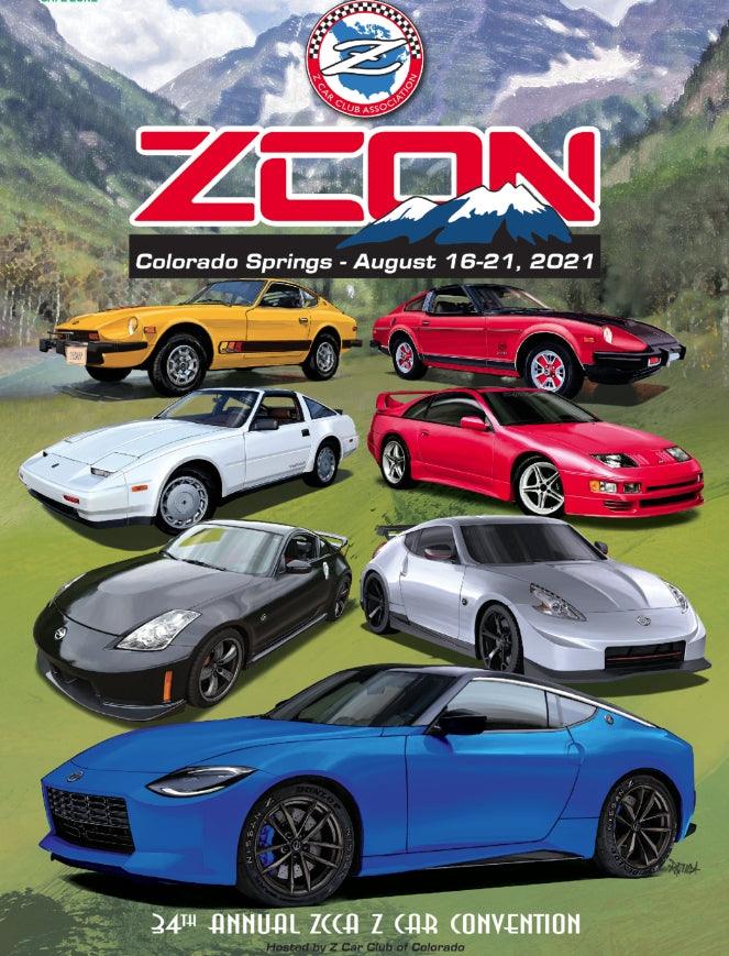 ZCON 2021 Event Poster for the Colorado Springs, CO event - 24" x 36" Size