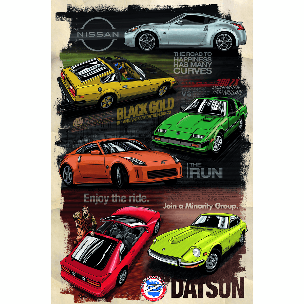 ZCON Z-Culture Adverts Poster 21 Colorado Springs Event 24' x 36' Size