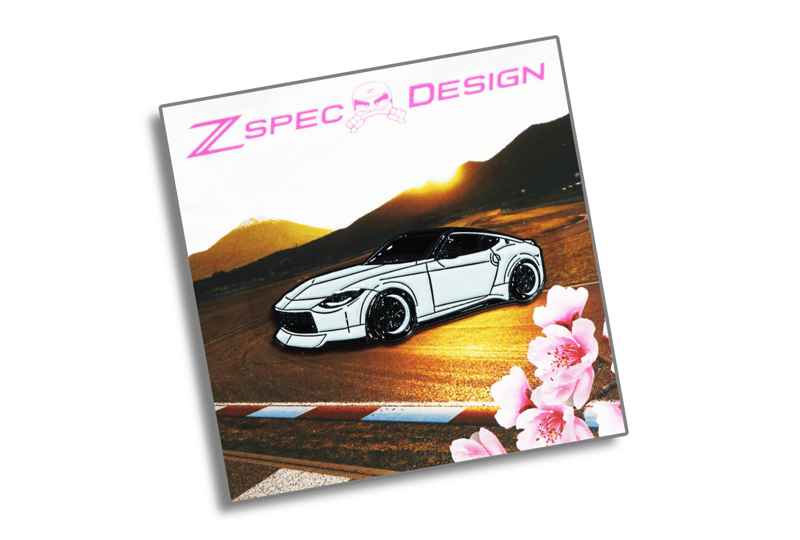Nissan Z (RZ34) Enamel Collector Pin (Multiple Colors) - ZSPEC Design - ZSPEC Design LLC - Collectibles - accessory, bob sharp, bsr, lapel, lifestyle, nissan, nissan pin, pin, race car pin, RZ34, Z - zspecdesign.com
