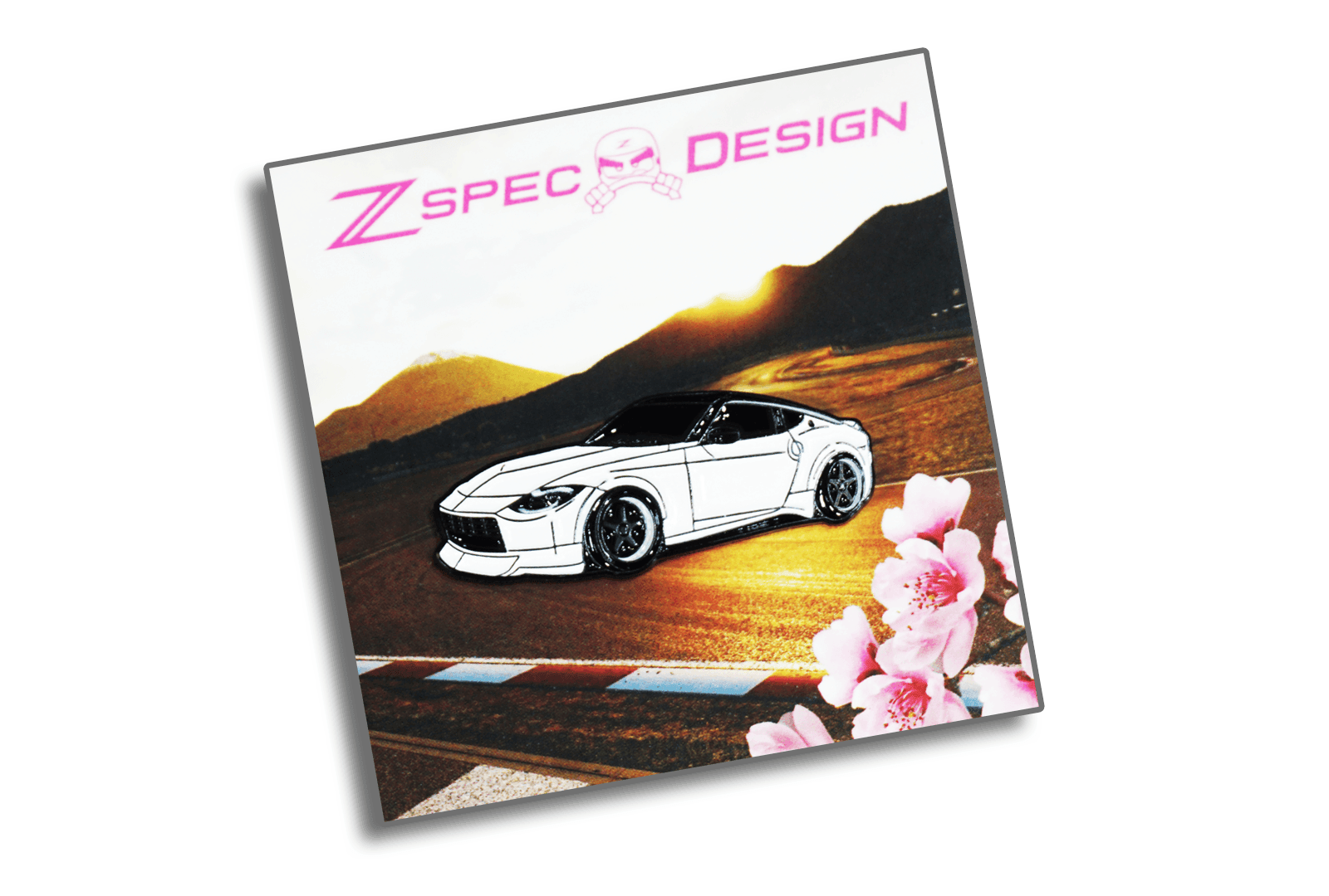 Nissan Z (RZ34) Enamel Collector Pin (Multiple Colors) - ZSPEC Design - ZSPEC Design LLC - Collectibles - accessory, bob sharp, bsr, lapel, lifestyle, nissan, nissan pin, pin, race car pin, RZ34, Z - zspecdesign.com