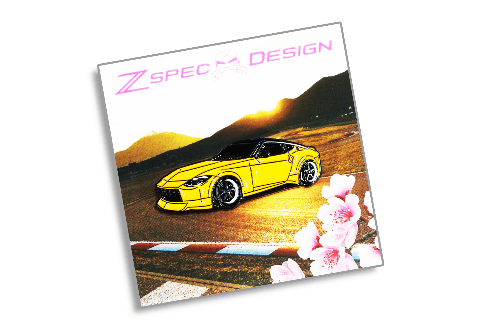 Nissan Z (RZ34) Enamel Collector Pin (Multiple Colors) - ZSPEC Design - ZSPEC Design LLC - Collectibles - accessory, bob sharp, bsr, lapel, lifestyle, nissan, nissan pin, pin, race car pin, RZ34, Z - zspecdesign.com