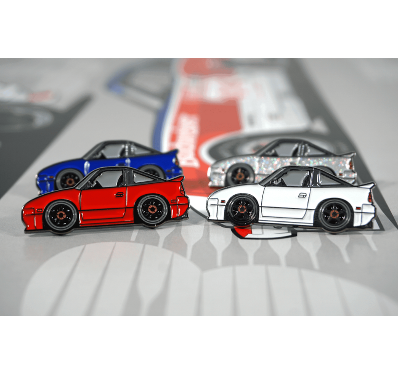 ZSPEC S-Chassis 240SX Tribute Lapel / Hat Pin - ZSPEC Design LLC - Hardware Fasteners - 240sx, accessory, lapel, lifestyle, nissan, nissan pin, pin, Z - zspecdesign.com