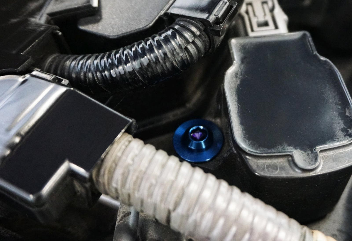 ZSPEC Dress Up Bolts® Ignition Coils Area Fastener Kit for the Civic FK8 Type R, Titanium Keywords Time Attack Upgrade Modification Vortex Aero Titanium Hardware Hobby Garage Car Honda K20A