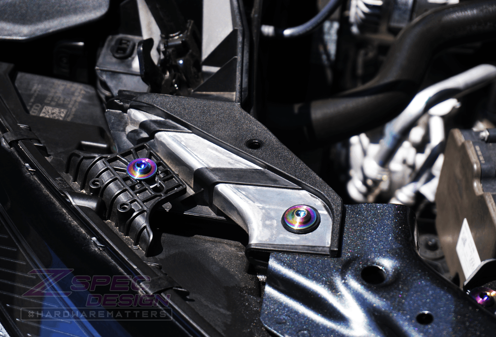 ZSPEC "Stage 2" Dress Up Bolts® Fastener Kit for Audi A5 B9, Titanium - ZSPEC Design LLC - Hardware Fasteners - a5, audi, Fastener Kit, s5, stage 2 - zspecdesign.com