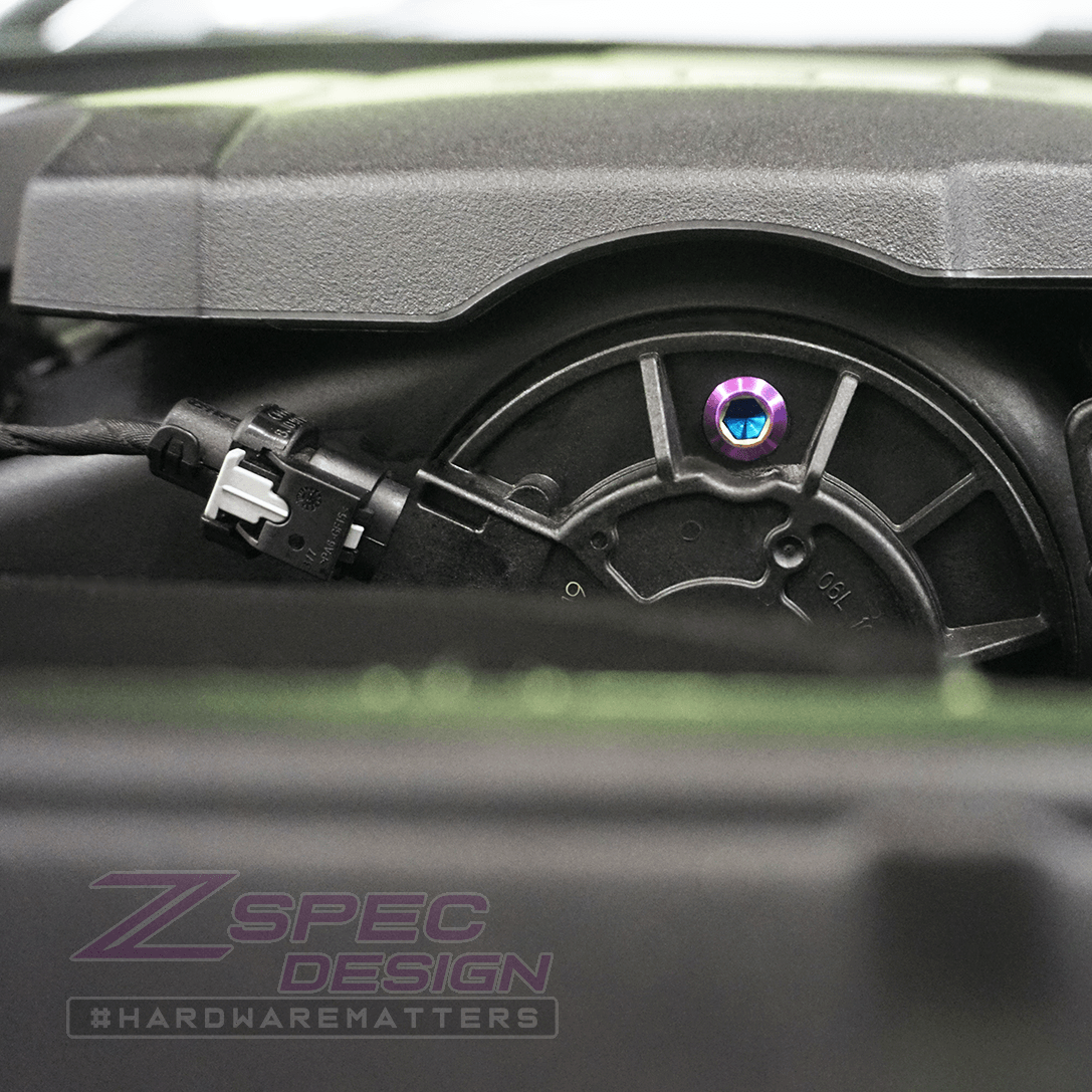 ZSPEC "Stage 2" Dress Up Bolts® Fastener Kit for Audi A5 B9, Titanium - ZSPEC Design LLC - Hardware Fasteners - a5, audi, Fastener Kit, s5, stage 2 - zspecdesign.com