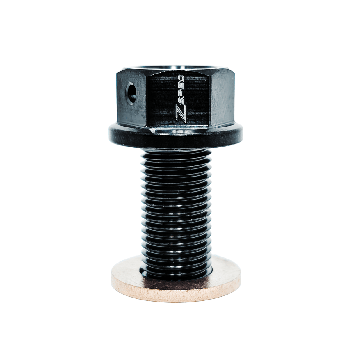 ZSPEC Magnetic Oil Drain Plug w/ Drilled Head, Titanium GR5, Per Each