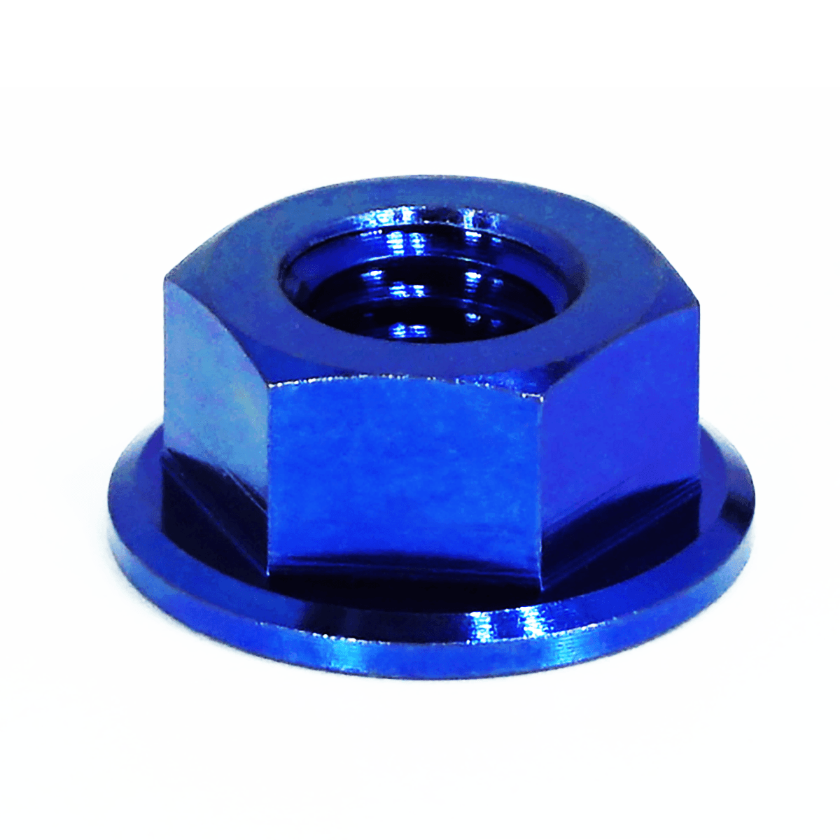 ZSPEC M12-1.25 Metric Flare Nut, Titanium Grade-5, Sold per Each - ZSPEC Design LLC - Hardware Fasteners - Dress Up Bolt, flare, m12, nut, titanium - zspecdesign.com