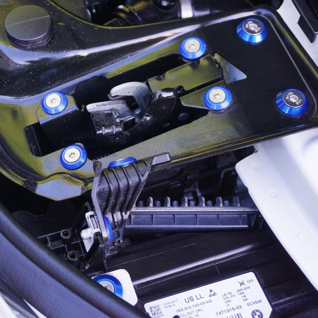ZSPEC "Stage 2" Dress Up Bolts® Fastener Kit for '14-18 BMW 340i F34 3.0T, Stainless & Billet - ZSPEC Design LLC - Hardware Fasteners - 435i, bmw, F32, Fastener Kit, stage 2 - zspecdesign.com