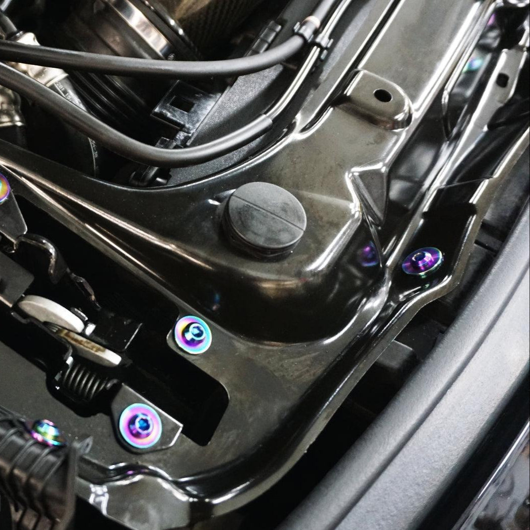 ZSPEC "Stage 2" Dress Up Bolts® Fastener Kit for '14-18 BMW 340i F34 3.0T, Titanium - ZSPEC Design LLC - Hardware Fasteners - 435i, bmw, F32, Fastener Kit, stage 2 - zspecdesign.com