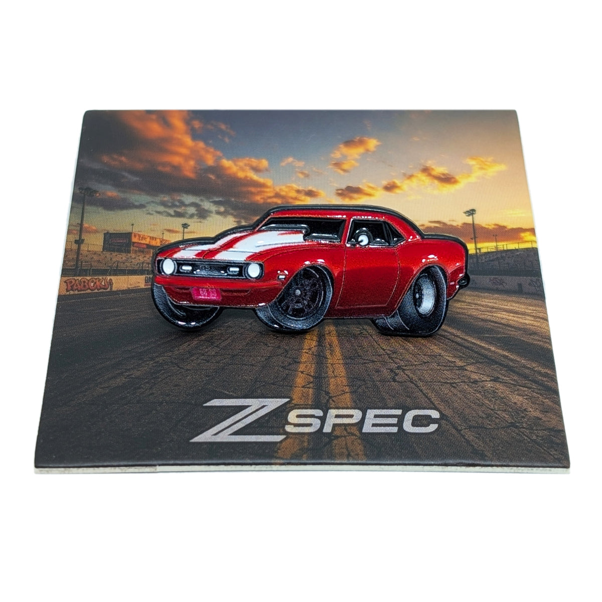 ZSPEC Collector Lapel / Hat Pin - Classic 1st-Gen Chevy Camaro SS - Great for hats, backpacks...for display. Whatever your use, it's a great enthusiast gift.