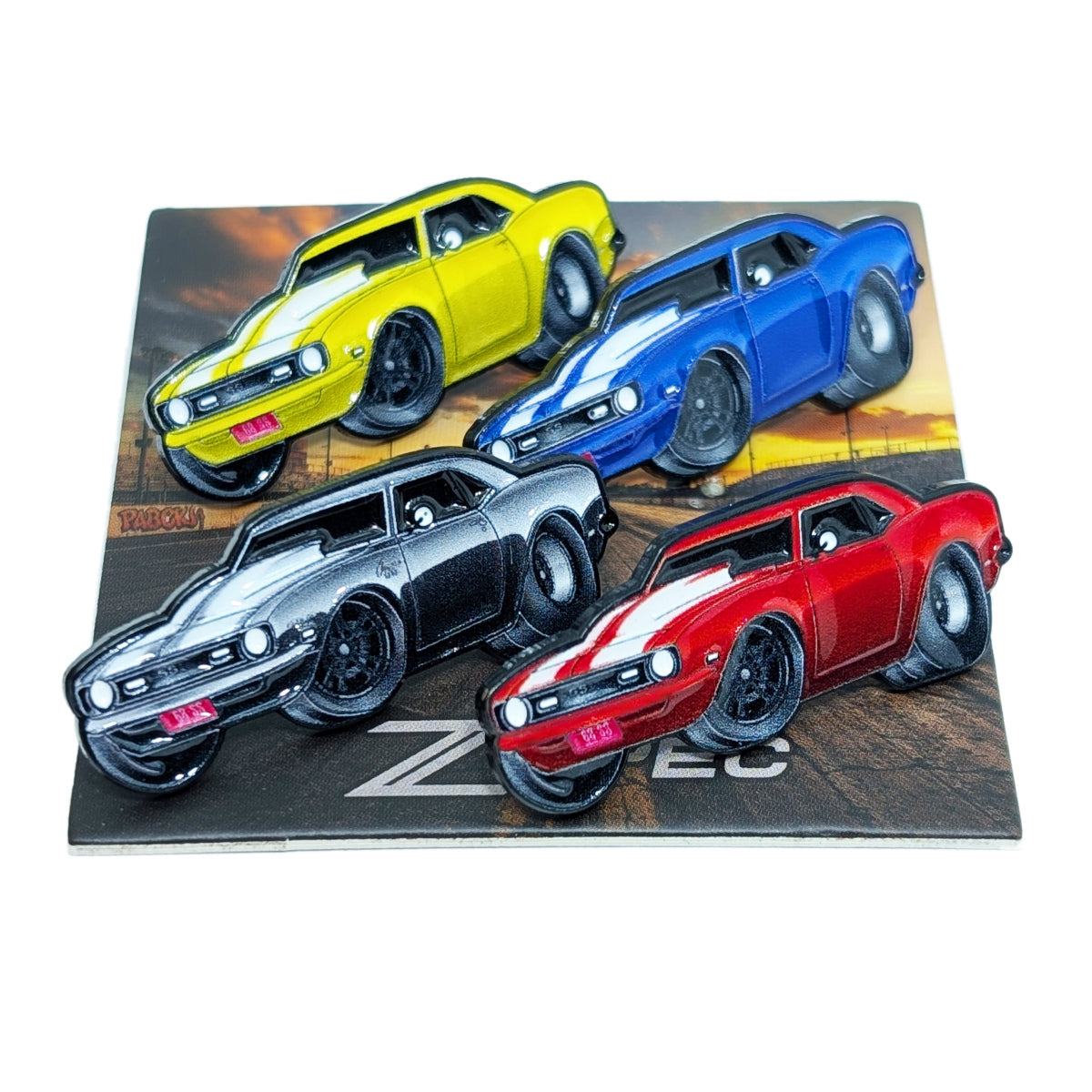 ZSPEC Collector Lapel / Hat Pin - Classic 1st-Gen Chevy Camaro SS - Great for hats, backpacks...for display. Whatever your use, it's a great enthusiast gift.