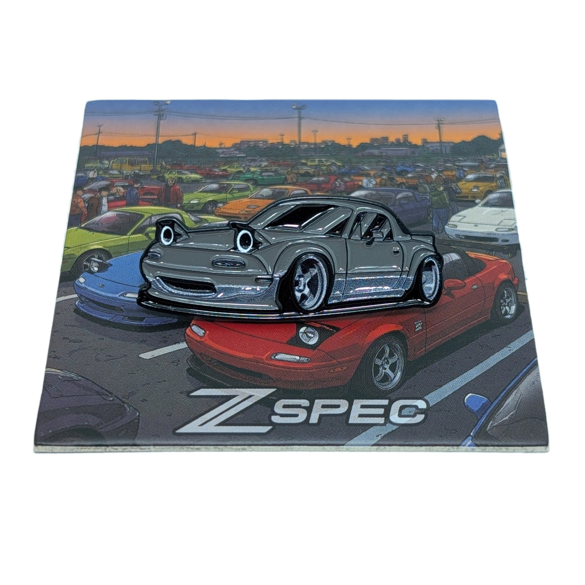 ZSPEC Collector Lapel / Hat Pin - Mazda Miata Car-Show Pin - Great for hats, backpacks...for display. Whatever your use, it's a great enthusiast gift.
