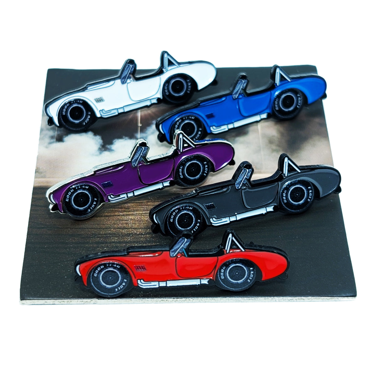ZSPEC Collector Lapel / Hat Pin - Classic Cobra Muscle Car - Great for hats, backpacks...for display. Whatever your use, it's a great enthusiast gift.
