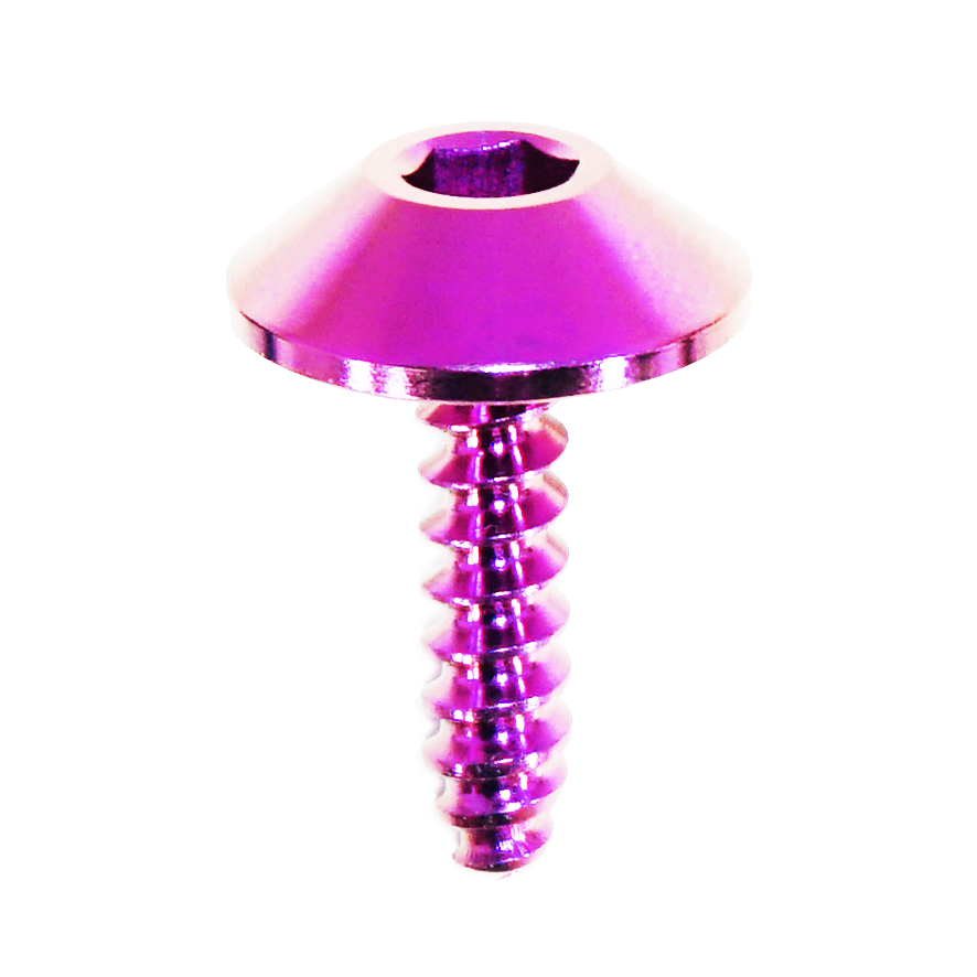 ZSPEC Angled Coarse M4x16mm Fastener, Titanium Grade-5, Sold per Each

Lightweight, non-corrosive titanium materials. Utilizes M4 hex key for installation