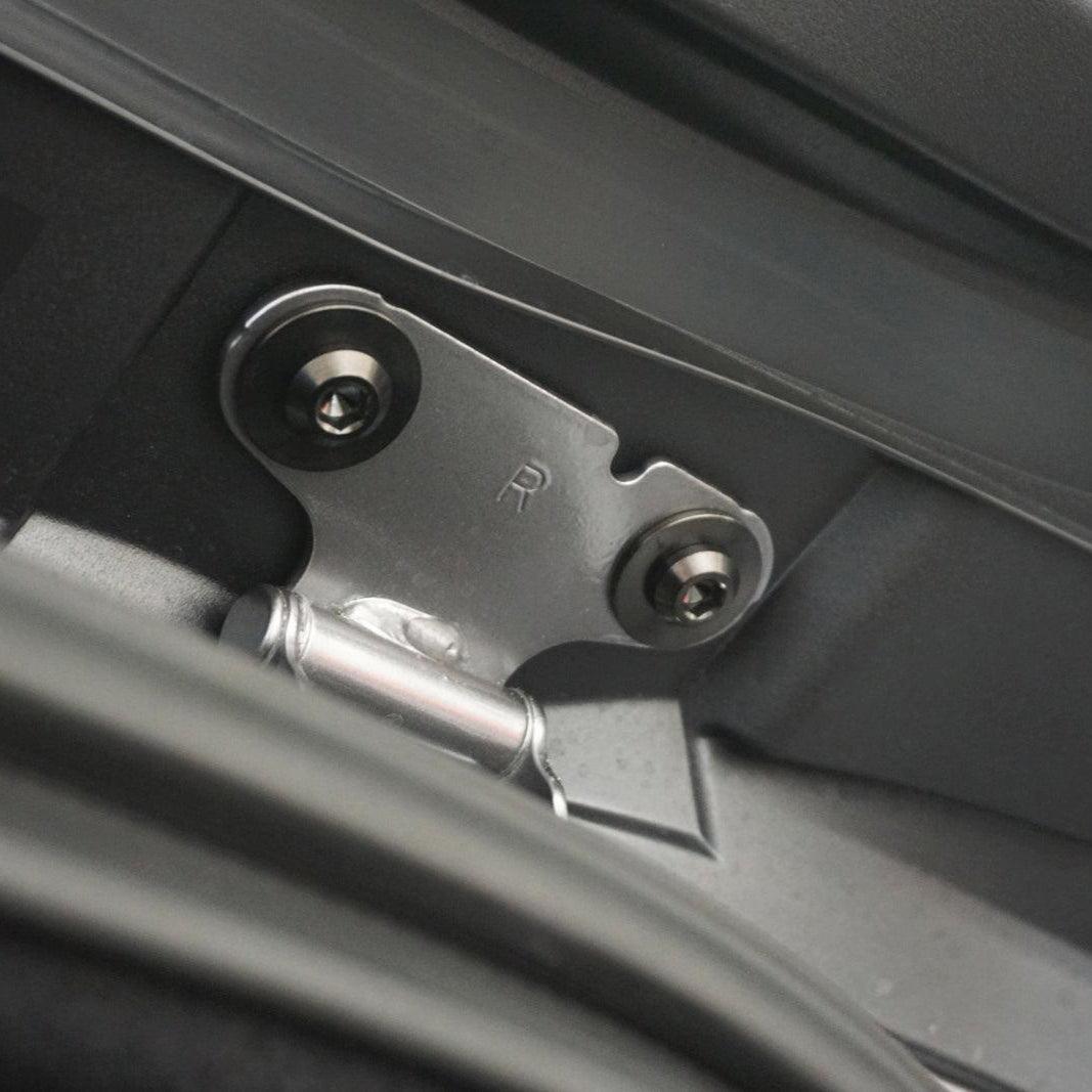 ZSPEC Trunk-Area Fastener Kit for the GR Corolla, Hinges/Struts/Latch/Tie-Down Hooks, Titanium - ZSPEC Design LLC - Hardware Fasteners - corolla, corolla gr, Fastener Kit, gr, toyota, Trunk Kit - zspecdesign.com