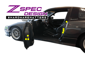ZSPEC Door Jams Strikers/Latches/Sensors Dress Up Bolts Kit for Nissan 240sx S13 Titanium, by ZSPEC Dress Up Bolts Hardware Grade5 GR5 Burned Black Red Blue Silver Gold Purple NISMO