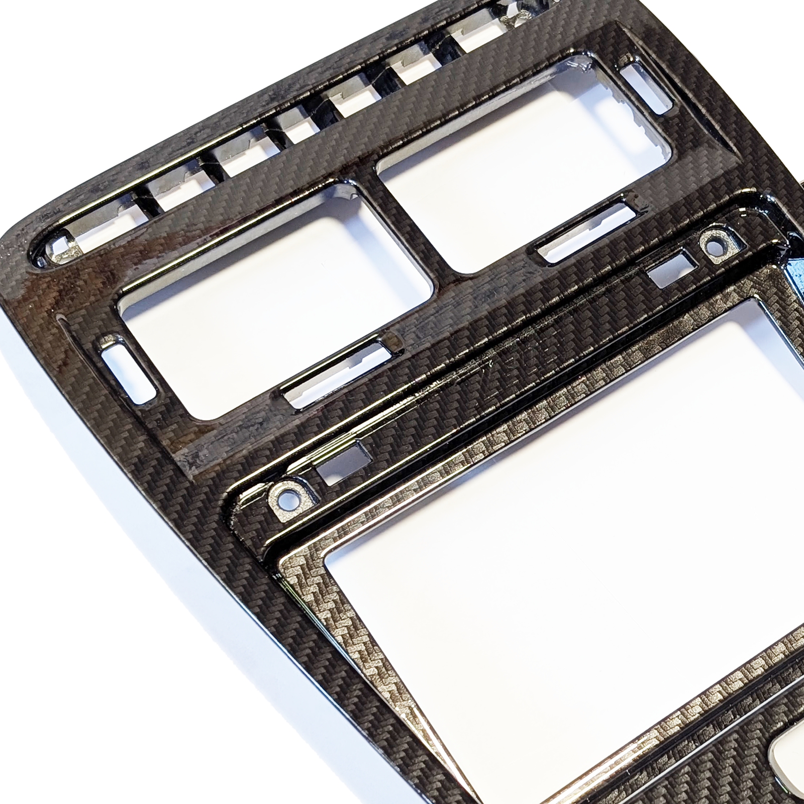 ピオーネページ ZSPEC RHD Hydro-Dipped Double-Din Radio Bezel w/Brackets, Z32 300zx