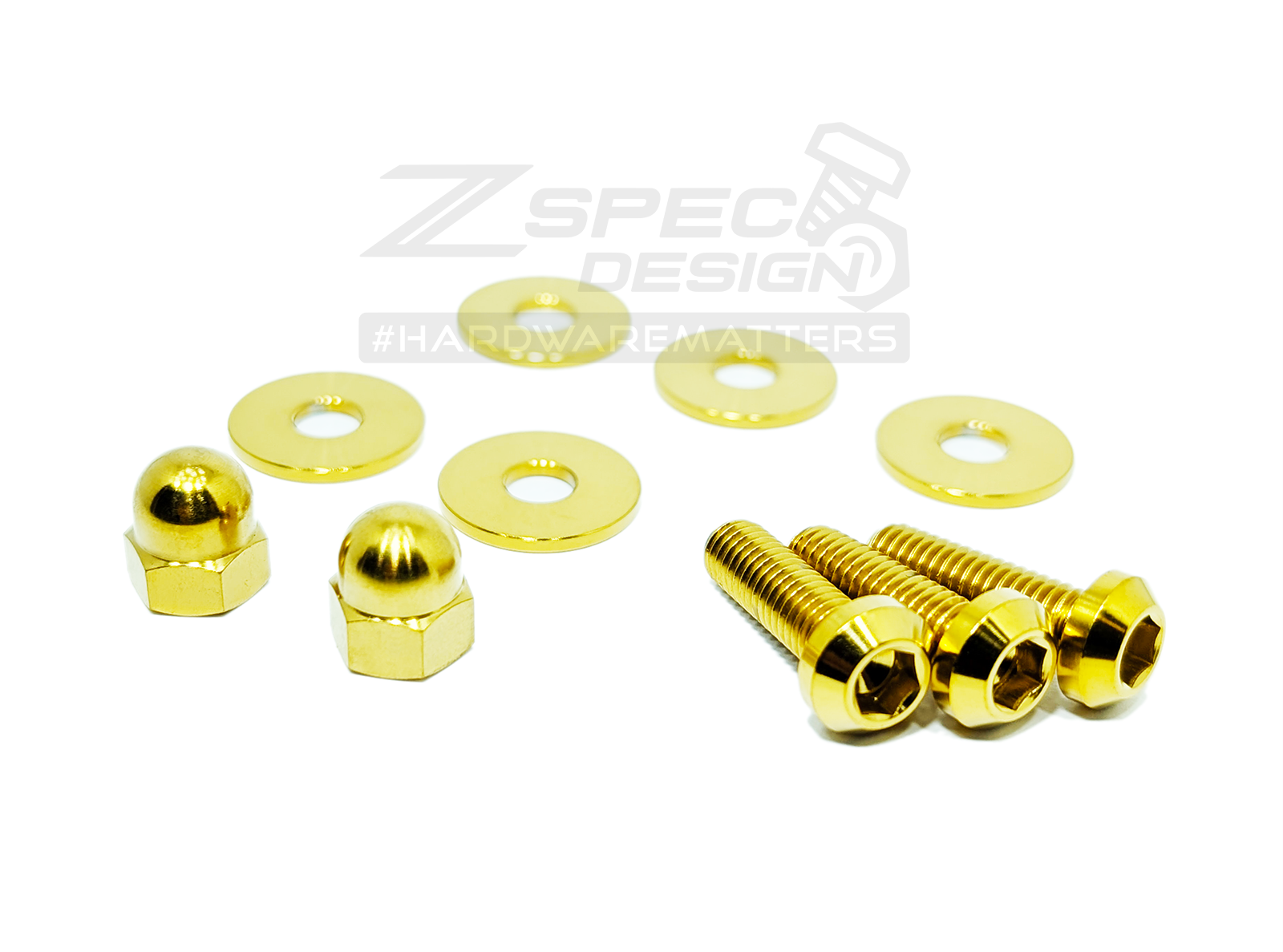 ZSPEC Engine Cover Bolts for '09-20 Nissan 370z Z34, Grade-5 Titanium - ZSPEC Design LLC - Hardware Fasteners - 370z, Fastener Kit, nissan, titanium, z34 - zspecdesign.com