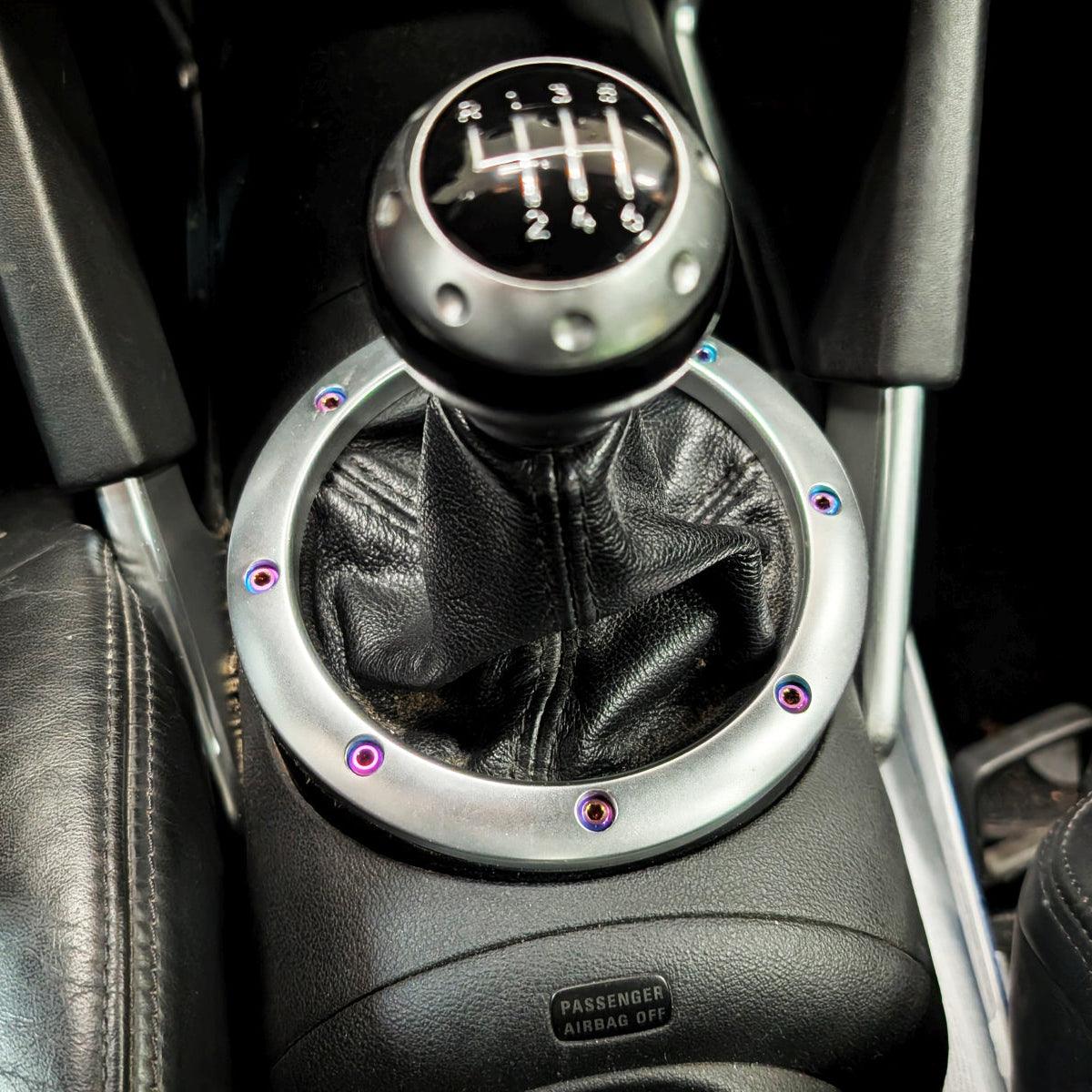 ZSPEC Shifter Trim-Ring Dress-Up Hardware Kit for the Audi TT 1st-Gen 8N, Titanium