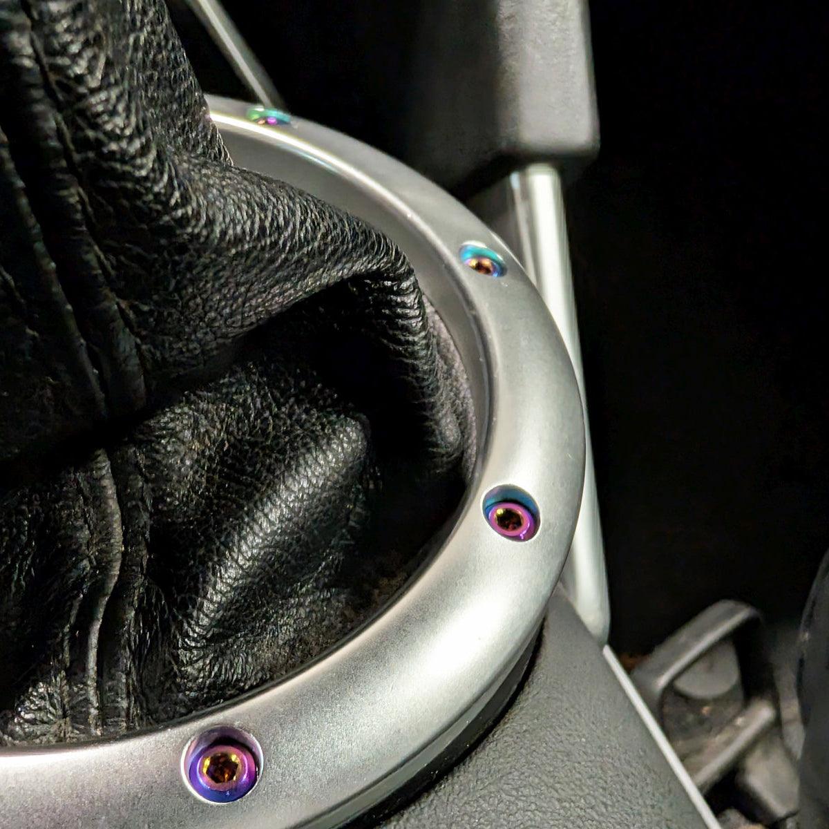 ZSPEC Shifter Trim-Ring Dress-Up Hardware Kit for the Audi TT 1st-Gen 8N, Titanium
