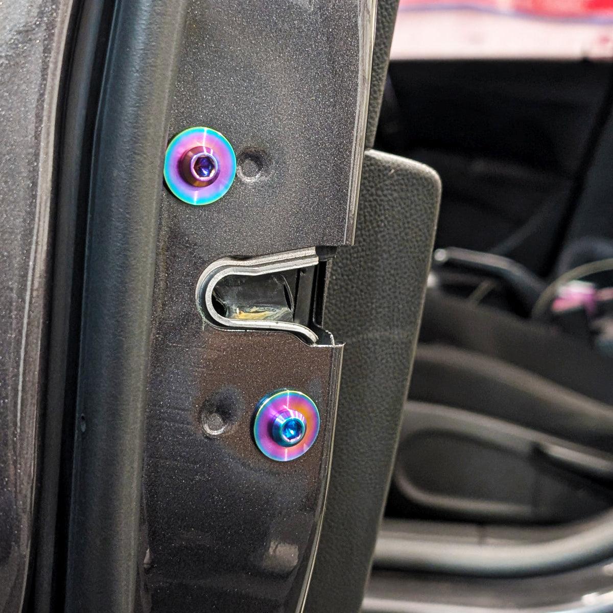 ZSPEC Door-Jams Area Fasteners, Strikers & Latches, Chevy Cruze, Lightweight Grade-5 Titanium, Bagged & Labeled by Area