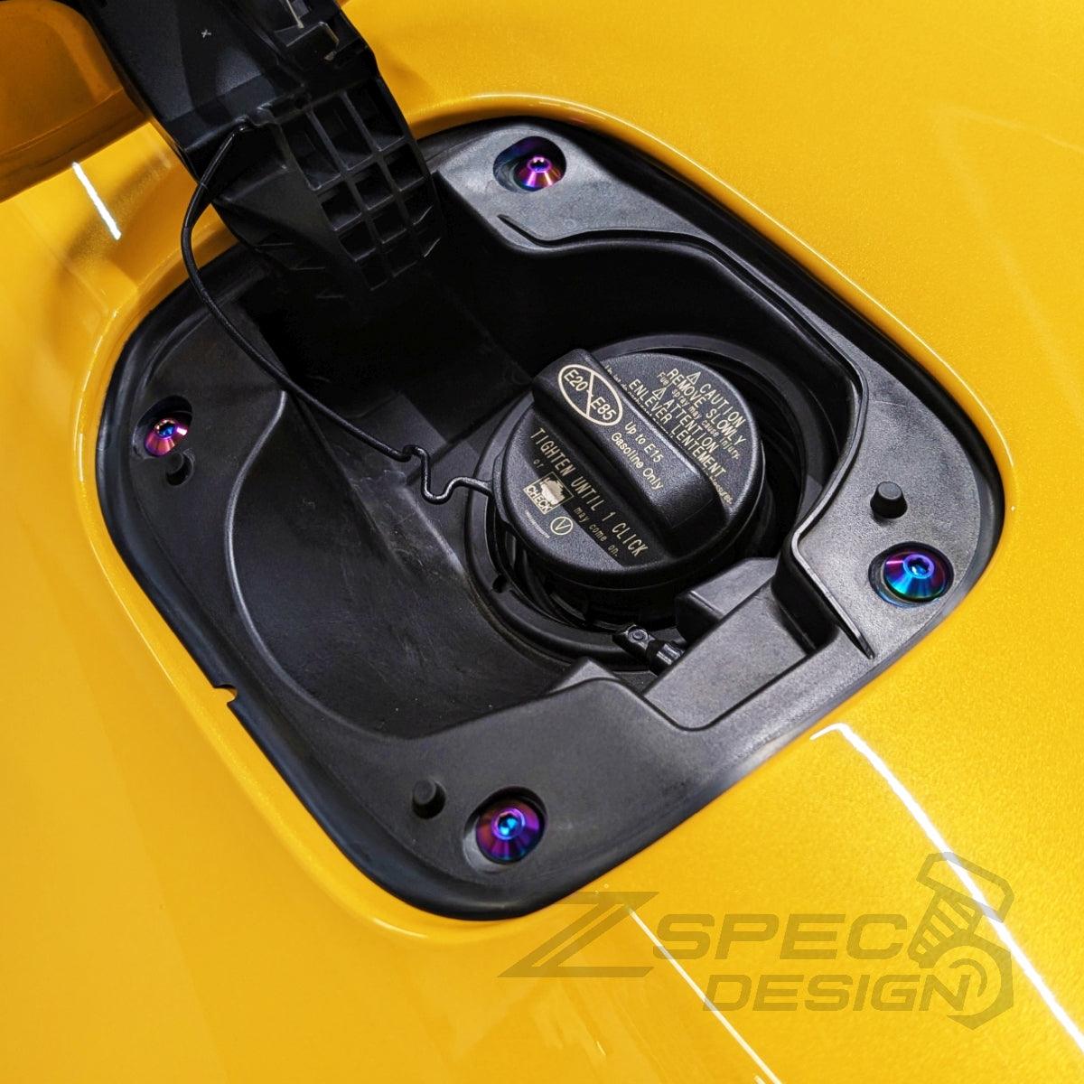 ZSPEC Fuel Door Dress Up Bolts Hardware Kit, Lexus LC 500 2UR-GSE, Titanium

Grade-5 Titanium (40-45% weight-savings, non-corrosive) 

Engines: 2UR-GSE