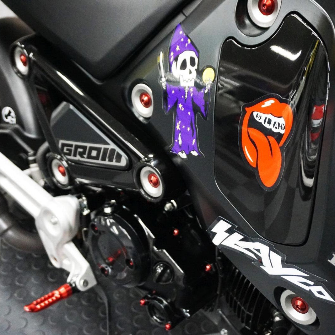 ZSPEC Dress-Up Bolts® Hardware Kit for the 2021+ Honda Grom Platform, Titanium - ZSPEC Design LLC - Hardware Fasteners - Fastener Kit, grom, honda, Motorcycle - zspecdesign.com