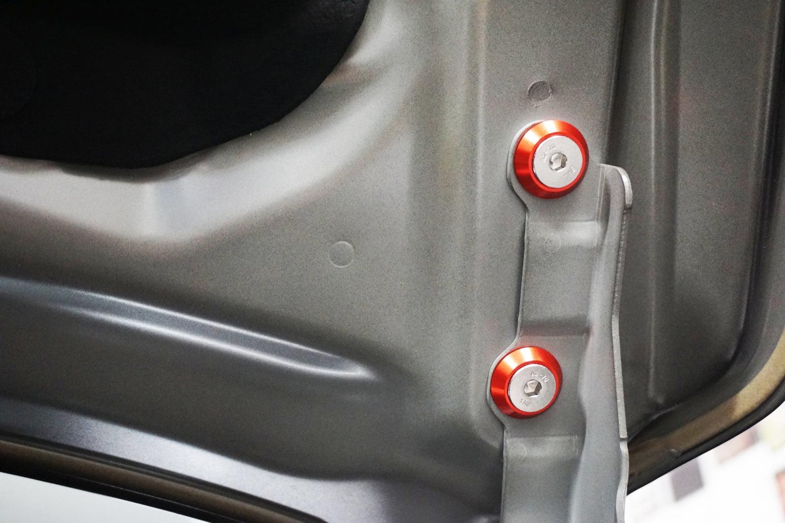 ZSPEC "Stage 1" Dress Up Bolts® Fastener Kit for '23+ Mitsubishi Mirage, Stainless & Billet - ZSPEC Design LLC - Hardware Fasteners - Fastener Kit, mirage, mitsubishi, stage 1, Washer Color - zspecdesign.com