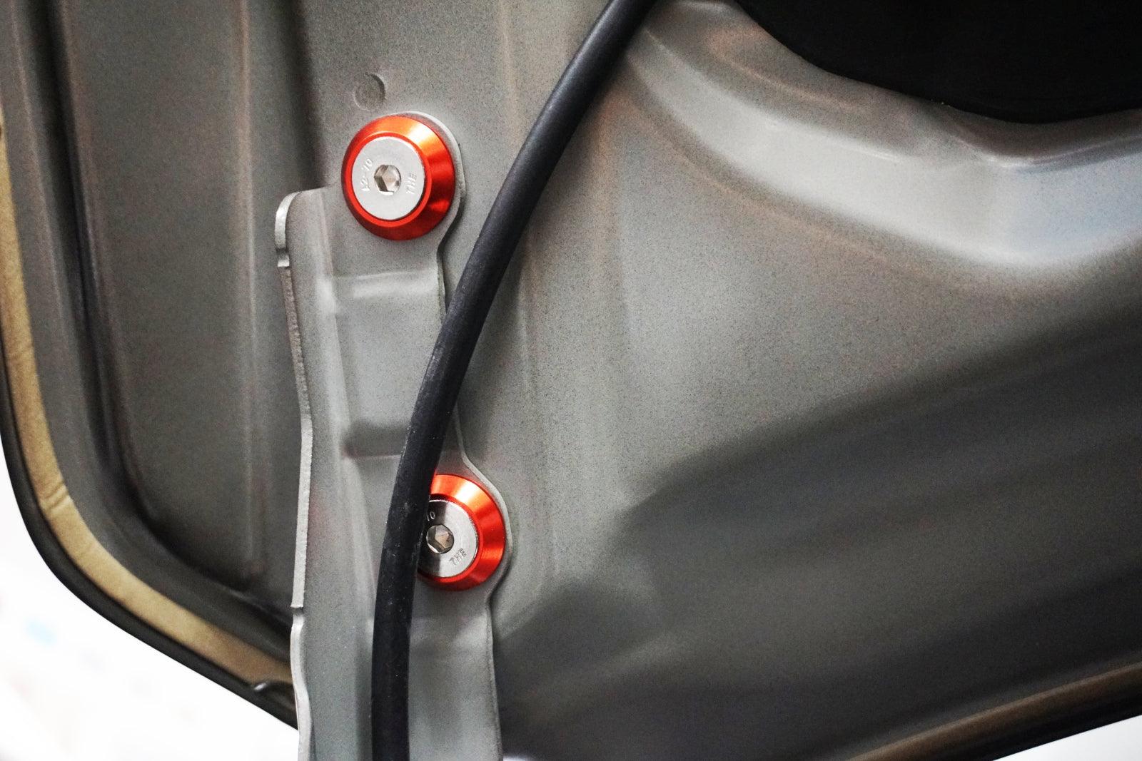 ZSPEC Dress Up Bolts® Fastener Kit for Mitsubishi Mirage 2023+  Engine Bay Fastener Hardware Kit Stainless Steel SUS304 Performance Upgrades Car Show Car Auto Vehicle Stance Slammed Turbo Red Black 