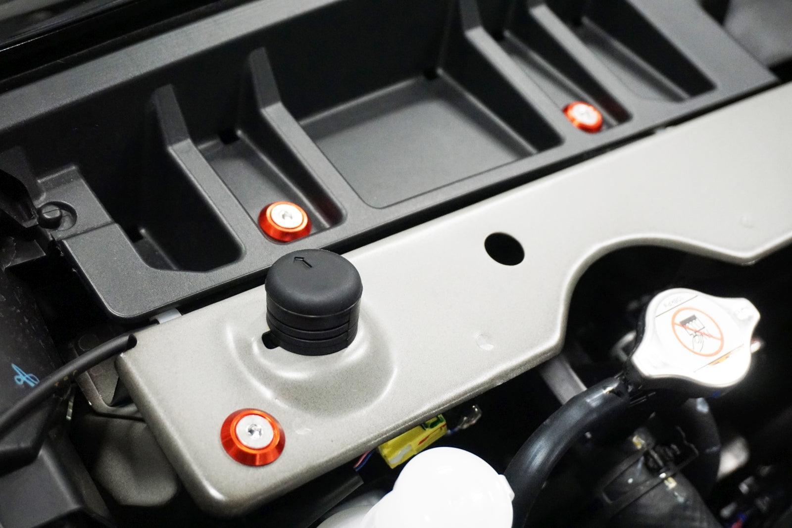 ZSPEC "Stage 1" Dress Up Bolts® Fastener Kit for '23+ Mitsubishi Mirage, Stainless & Billet - ZSPEC Design LLC - Hardware Fasteners - Fastener Kit, mirage, mitsubishi, stage 1, Washer Color - zspecdesign.com