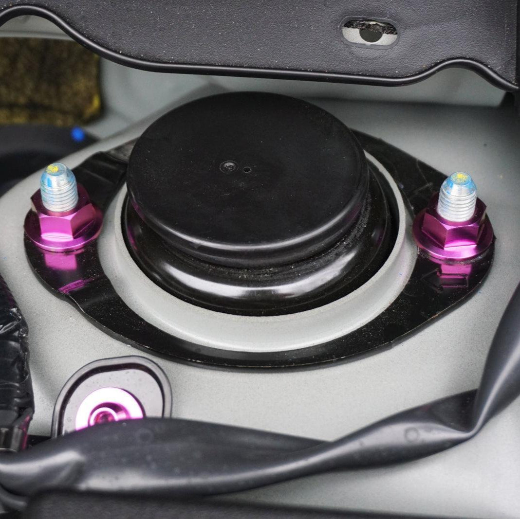 ZSPEC "Stage 3" Dress Up Bolts® Fastener Kit for '23+ Mitsubishi Mirage, Titanium - ZSPEC Design LLC - Hardware Fasteners - Fastener Kit, mirage, mitsubishi, stage 3, Washer Color - zspecdesign.com