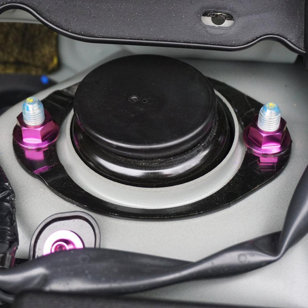ZSPEC "Stage 2" Dress Up Bolts® Fastener Kit for '23+ Mitsubishi Mirage, Titanium - ZSPEC Design LLC - Hardware Fasteners - Fastener Kit, mirage, mitsubishi, stage 2, Washer Color - zspecdesign.com