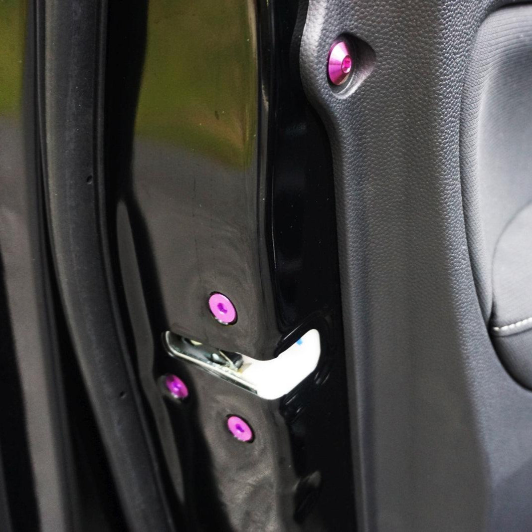 ZSPEC "Stage 2" Dress Up Bolts® Fastener Kit for '23+ Mitsubishi Mirage, Titanium - ZSPEC Design LLC - Hardware Fasteners - Fastener Kit, mirage, mitsubishi, stage 2, Washer Color - zspecdesign.com