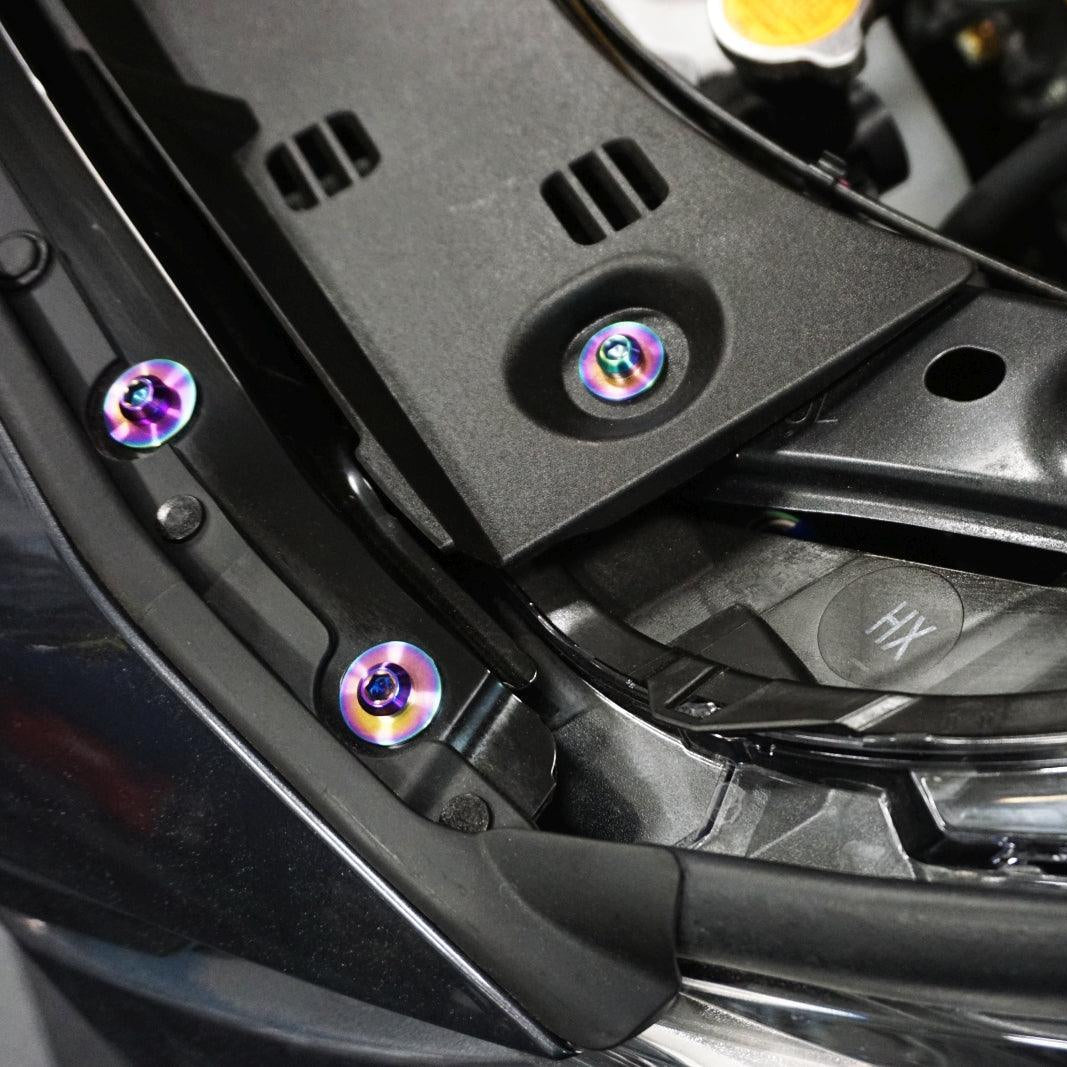 ZSPEC "Stage 1" Dress Up Bolts® Fastener Kit for '18-24 Subaru CrossTrek, Titanium - ZSPEC Design LLC - Hardware Fasteners - crosstrek, Fastener Kit, stage 1, subaru, Washer Color - zspecdesign.com