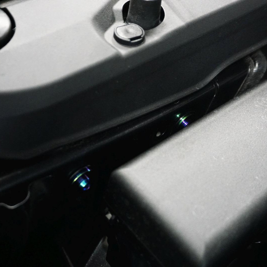 ZSPEC "Stage 1" Dress Up Bolts® Fastener Kit for '18-24 Subaru CrossTrek, Titanium - ZSPEC Design LLC - Hardware Fasteners - crosstrek, Fastener Kit, stage 1, subaru, Washer Color - zspecdesign.com