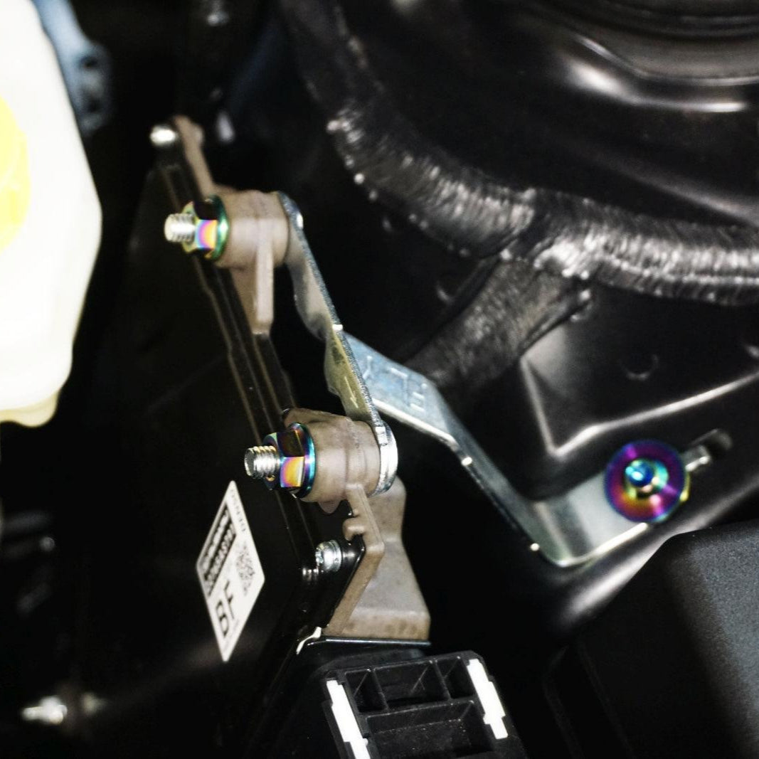 ZSPEC "Stage 1" Dress Up Bolts® Fastener Kit for '18-24 Subaru CrossTrek, Titanium - ZSPEC Design LLC - Hardware Fasteners - crosstrek, Fastener Kit, stage 1, subaru, Washer Color - zspecdesign.com