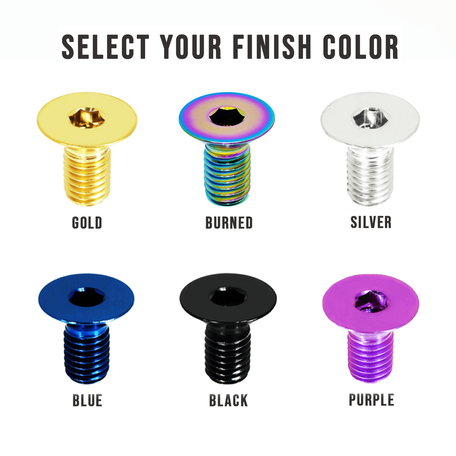 ZSPEC M5-0.8x16mm Flat-Head FHSC Fastener/Bolt, Titanium Grade-5, Per Each - ZSPEC Design LLC - Hardware Fasteners - Dress Up Bolt, FHSC, m5, per each, titanium - zspecdesign.com