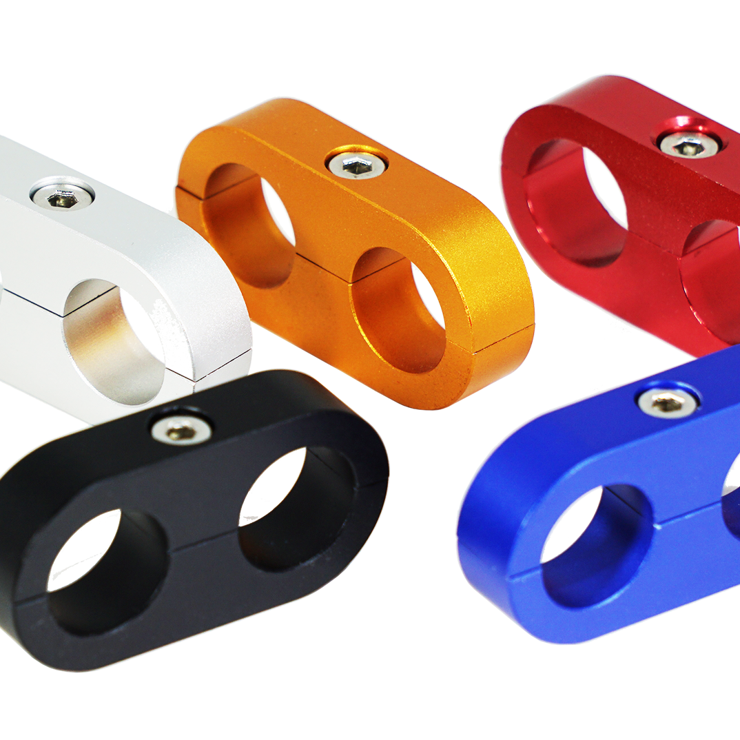 ZSPEC Billet Fuel Hose Clamp for rubber or braided hose, 15.1mm I.D. min. - ZSPEC Design LLC - Hardware Fasteners - accessory, cap, fuel - zspecdesign.com