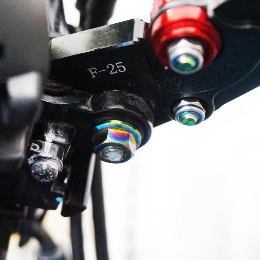 ZSPEC Dress-Up Bolts® Hardware Kit for the pre-2020 Honda Grom Platform, Titanium - ZSPEC Design LLC - Hardware Fasteners - Fastener Kit, grom, honda, Motorcycle - zspecdesign.com