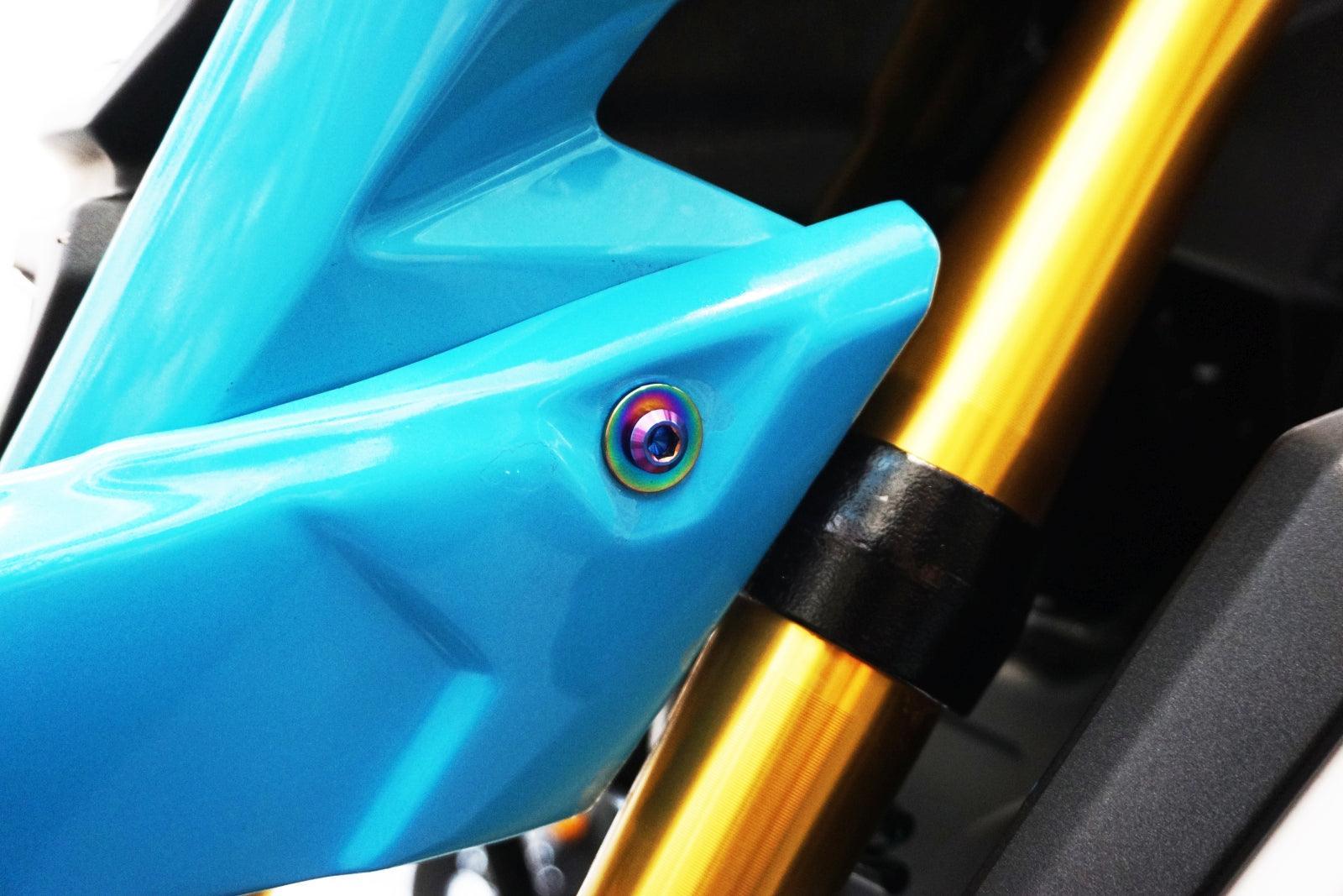 ZSPEC "Front Fender Fairing" Fastener Kit for the Honda Grom, Grade-5 Titanium - ZSPEC Design LLC - Hardware Fasteners - Fastener Kit, grom, honda, Motorcycle - zspecdesign.com