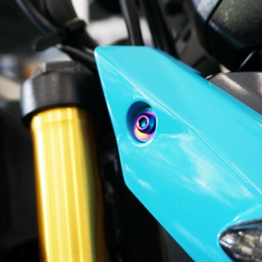 ZSPEC "Front Fender Fairing" Fastener Kit for the Honda Grom, Grade-5 Titanium - ZSPEC Design LLC - Hardware Fasteners - Fastener Kit, grom, honda, Motorcycle - zspecdesign.com