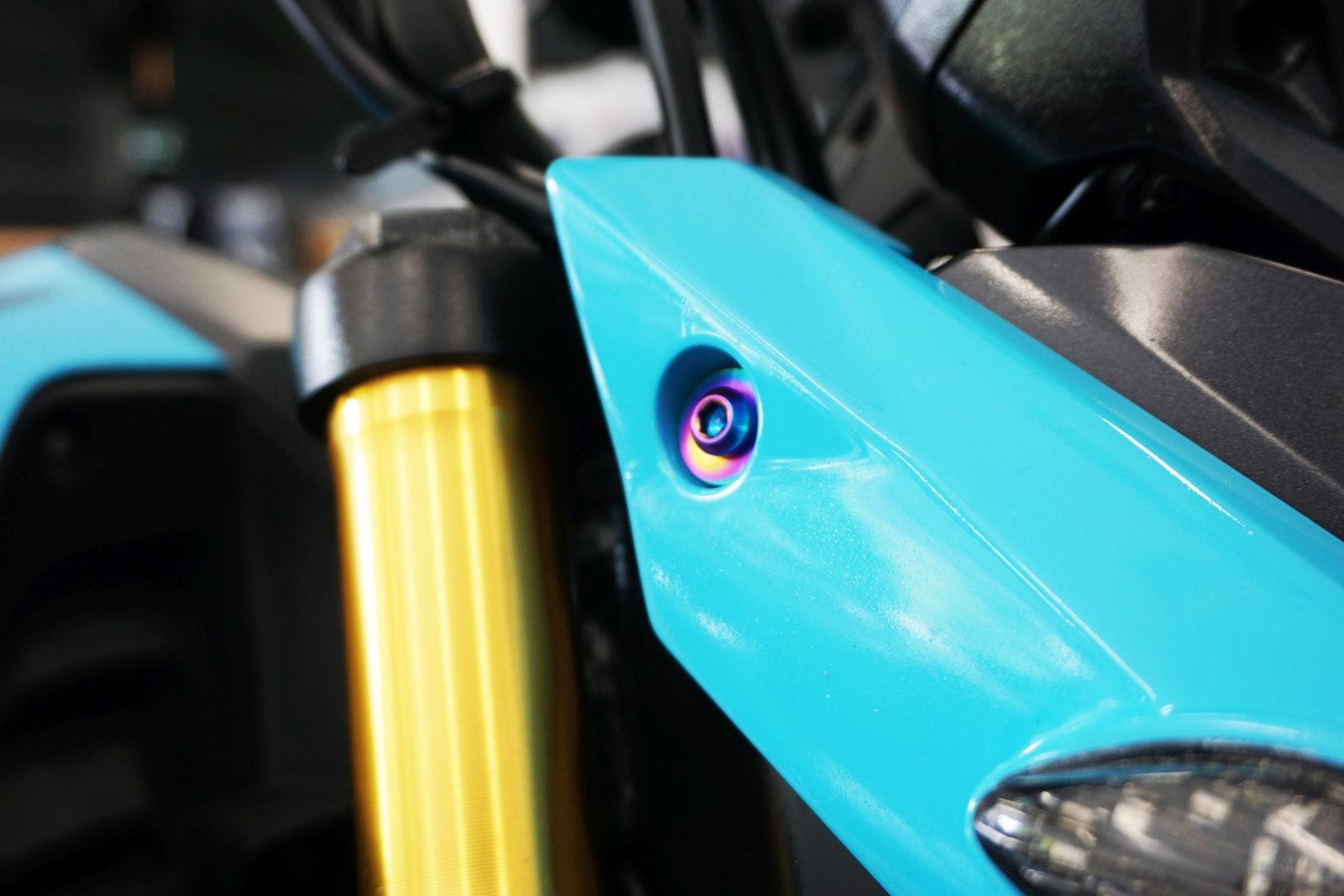 ZSPEC "Front Fender Fairing" Fastener Kit for the Honda Grom, Grade-5 Titanium - ZSPEC Design LLC - Hardware Fasteners - Fastener Kit, grom, honda, Motorcycle - zspecdesign.com