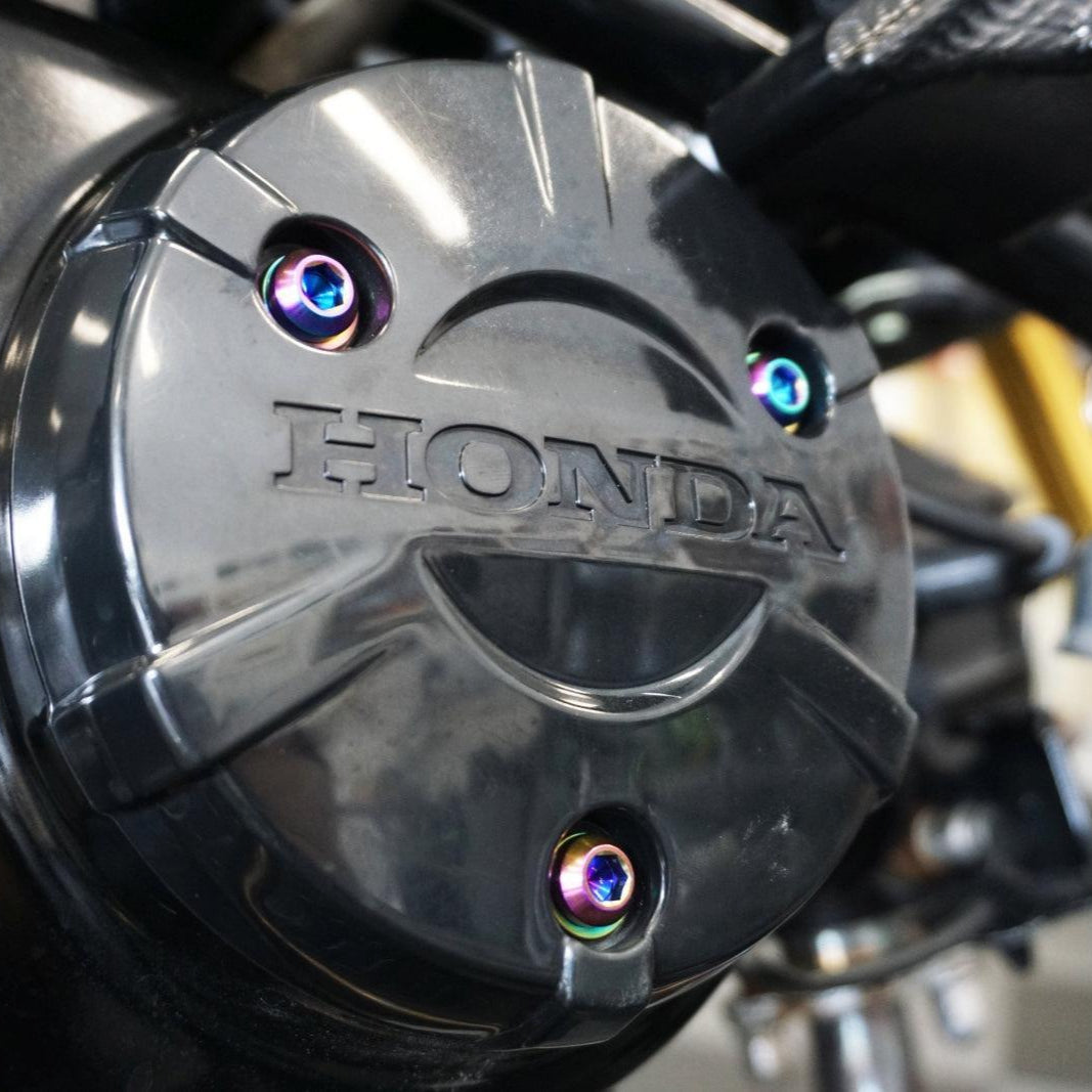 ZSPEC Dress-Up Bolts® Hardware Kit for the 2021+ Honda Grom Platform, Titanium - ZSPEC Design LLC - Hardware Fasteners - Fastener Kit, grom, honda, Motorcycle - zspecdesign.com