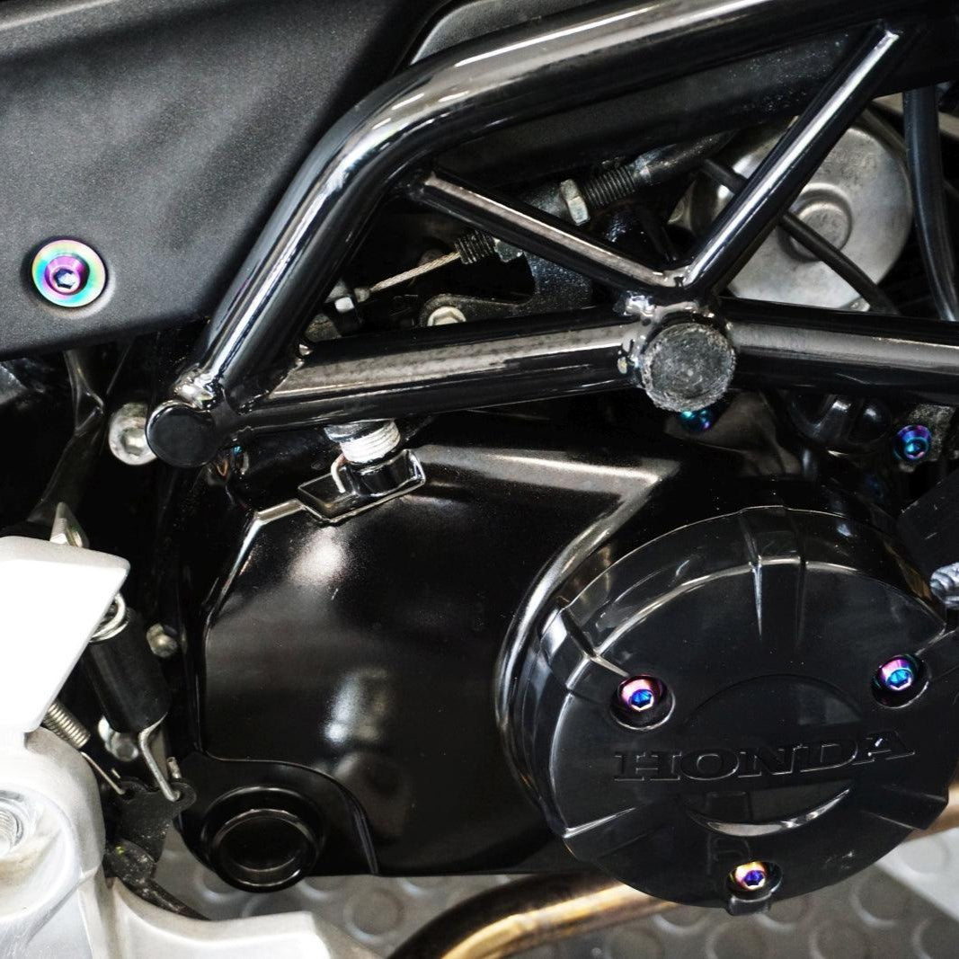 ZSPEC Dress-Up Bolts® Hardware Kit for the 2021+ Honda Grom Platform, Titanium - ZSPEC Design LLC - Hardware Fasteners - Fastener Kit, grom, honda, Motorcycle - zspecdesign.com