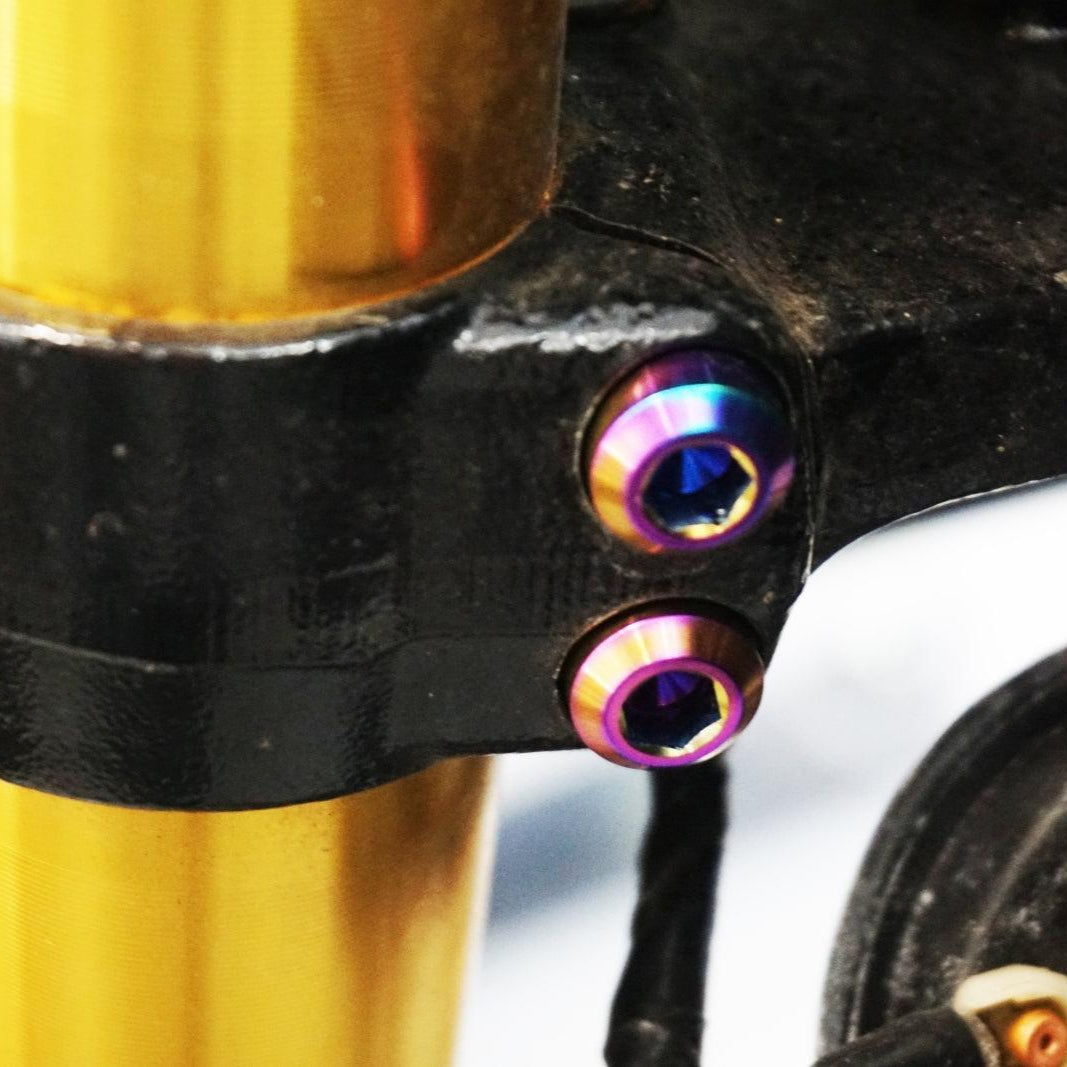 ZSPEC Dress-Up Bolts® Hardware Kit for the 2021+ Honda Grom Platform, Titanium - ZSPEC Design LLC - Hardware Fasteners - Fastener Kit, grom, honda, Motorcycle - zspecdesign.com