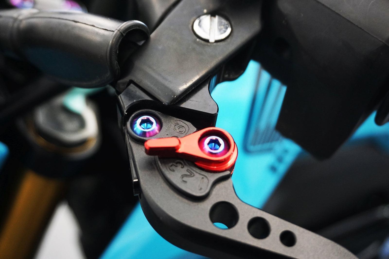 ZSPEC "Hand Brake & Adjuster" Fastener Kit for the Honda Grom, Grade-5 Titanium - ZSPEC Design LLC - Hardware Fasteners - Fastener Kit, grom, honda, Motorcycle - zspecdesign.com