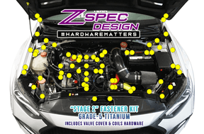 ZSPEC "Stage 2" Dress Up Bolts® Fastener Kit for '17-18 Hyundai Elantra, Titanium  Engine Bay Dress Up Hardware Kit Upgrade Performance Auto Car Import JDM KDM USDM Grade-5 GR5