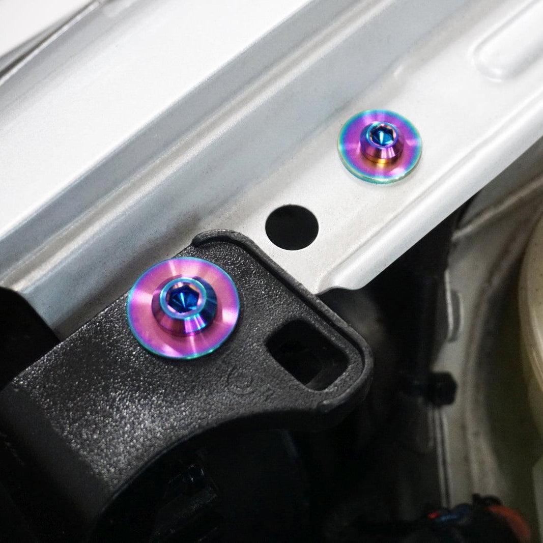 ZSPEC "Stage 1" Dress Up Bolts® Fastener Kit for '17-18 Hyundai Elantra, Titanium - ZSPEC Design LLC - Hardware Fasteners - elantra, Fastener Kit, hyundai, stage 1 - zspecdesign.com
